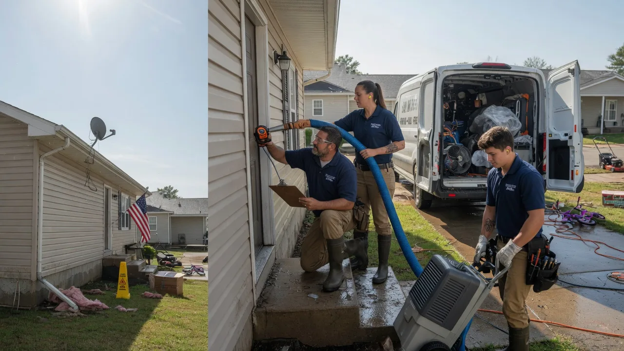 Ceiling Water Damage Restoration in Cleo Springs, OK near me